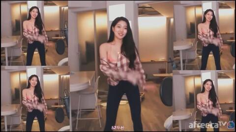 韩国女主播跳舞.